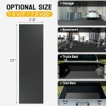 TUFFIOM Diamond Plate Garage Floor Mat Roll