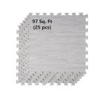 Nisorpa 97 Sq. Ft. Interlocking Foam Floor Tiles