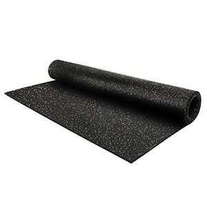 1/4" Tough Rubber Flooring Roll - 4'x10' Tan