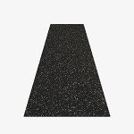 1/4" Tough Rubber Flooring Roll - 4'x10' Tan