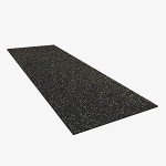1/4" Tough Rubber Flooring Roll - 4'x10' Tan