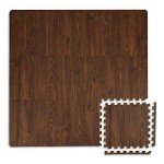 Brown Craftsman Interlocking Floor Tiles - FloorPops