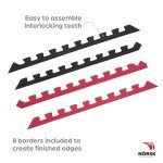 Norsk Reversible Gym Mats with Interlocking Foam Tiles