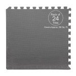 24-Pack EVA Foam Mat Tiles for Gym & Playroom