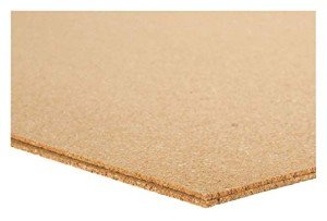 Cork Underlayment Sheet, 24x36 Inches, 2.5mm