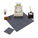 Peel and Stick Carpet Tiles - 12 Pack
