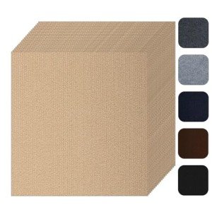 Peel and Stick Carpet Tiles - 20 Pack, 24"x24