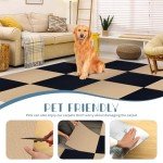 Peel and Stick Carpet Tiles - 20 Pack, 24"x24