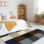 Multicolor Peel and Stick Carpet Tiles, 20 Pack