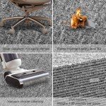20-Pack Light Grey Carpet Floor Tiles 20x20 Inch