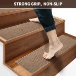 Linen Non-Slip Stair Treads for Wooden Steps