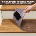 Linen Non-Slip Stair Treads for Wooden Steps