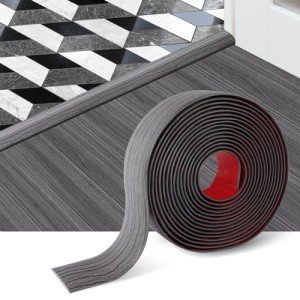 Self-Adhesive Floor Transition Strip - Dark Gray 20ft