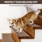 Linen Non-Slip Stair Treads for Wooden Steps