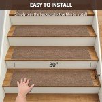 Linen Non-Slip Stair Treads for Wooden Steps