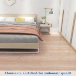 Waterproof Peel and Stick Vinyl Floor Tiles - 36 Pack