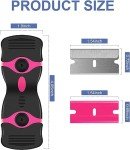 Double-Edged Razor Blade Scraper with 10 Blades