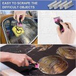 Double-Edged Razor Blade Scraper with 10 Blades