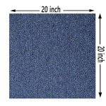 Heavy Duty Blue Peel and Stick Carpet Tiles