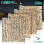Feather Peel and Stick Soft Carpet Tiles - 10 Pack