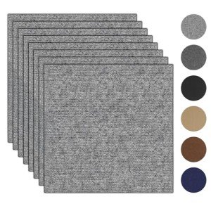 10 Pcs Peel and Stick Carpet Tiles 12"x12