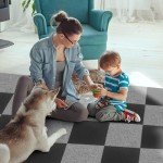 10 Pcs Peel and Stick Carpet Tiles 12"x12