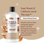Wood Polish Bundle with Microfiber Cloth - Almond Scent
