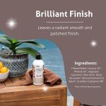 Wood Polish Bundle with Microfiber Cloth - Almond Scent