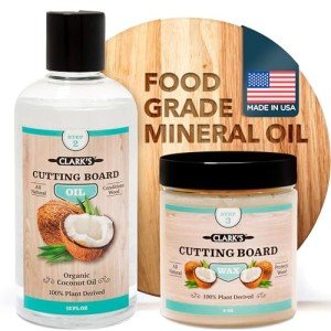Clark's Cutting Board Care Kit with Coconut Oil