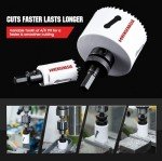 HENSENASIA 31-Piece Bi-Metal Hole Saw Kit