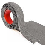 Self-Adhesive Vinyl Floor Transition Strip - Gray