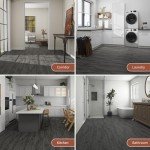 MULGREAT Dark Wood Grain Peel and Stick Tiles