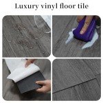 MULGREAT Dark Wood Grain Peel and Stick Tiles