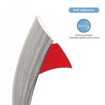 Self-Adhesive Vinyl Floor Transition Strip - Gray
