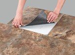 Rustic Copper Slate Peel & Stick Vinyl Tiles