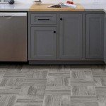Vanleer Grey Peel & Stick Floor Tiles