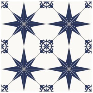 Peel and Stick Vinyl Floor Tiles - 20 Pack