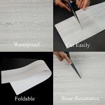 Waterproof Peel and Stick Vinyl Floor Tiles (10 PCS)