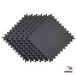 Norsk Interlocking Foam Gym Mats - 6-Pack