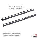 Norsk Interlocking Foam Gym Mats - 6-Pack