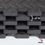 Norsk Interlocking Foam Gym Mats - 6-Pack