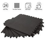 24-Pack EVA Foam Mat Tiles for Flooring