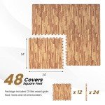 Giantex Interlocking Foam Floor Tiles - 12 pcs