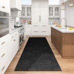Peel and Stick Black Carpet Tiles with Padding