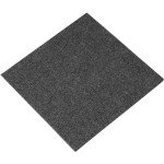 12-Pack Peel and Stick Carpet Floor Tiles - Dark Gray