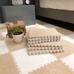 12PCS Interlocking Foam Mats for Kids Rooms