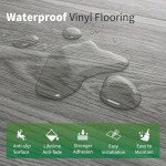 Self-Adhesive Vinyl Plank Flooring - 36 Pack