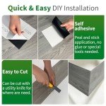 Self-Adhesive Vinyl Plank Flooring - 36 Pack