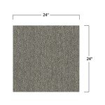 Mohawk Basics 24" Berber Carpet Tiles - Dime Color