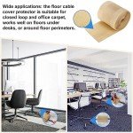 WILLBOND Cable Grip Floor Cord Cover - Khaki 9.84 ft